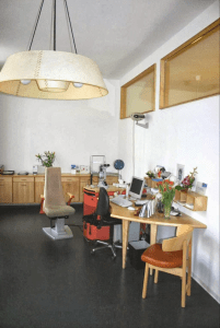 Behandlungsraum Augenarzt-Praxis Dr. med. Petra Stümpel Schönhauser Alee 82